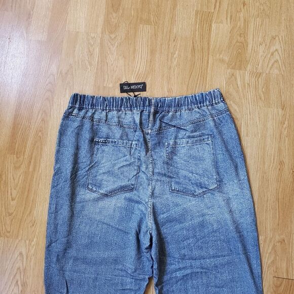 NEW! Blank NYC | 'Overthink It' Denim Jogger Pants - size 3X - Picture 8 of 13